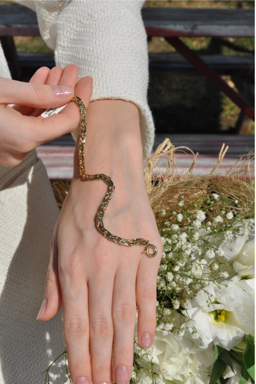 OLUKLU MARİNER ZİNCİR BİLEKLİK