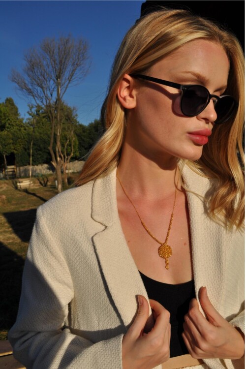 ALTIN DORİKALI KOLYE