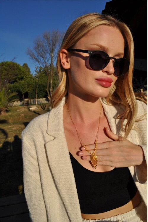 DORİKALI HİNT İŞİ KOLYE