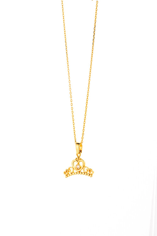 ALTIN KRALİÇE TACI KOLYE