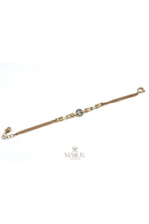 ÇİFT ZİNCİR TİFFANY BİLEKLİK