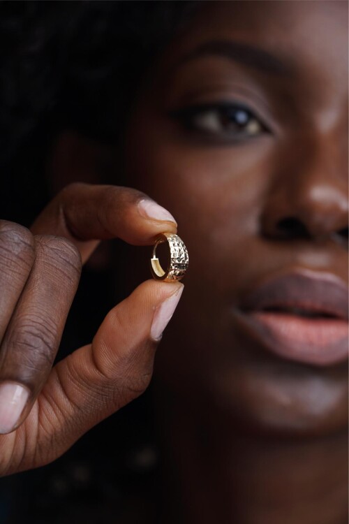 KALEMLİ HALKA KÜPE