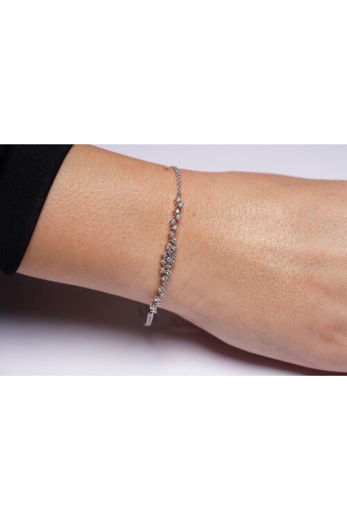 PIRLANTA PETEK YARIM SU YOLU BİLEKLİK