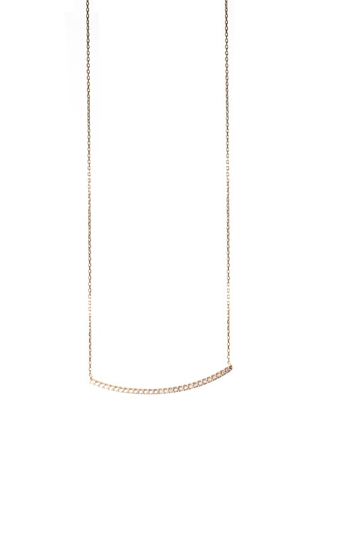 YATAY TAŞLI ÇUBUK KOLYE