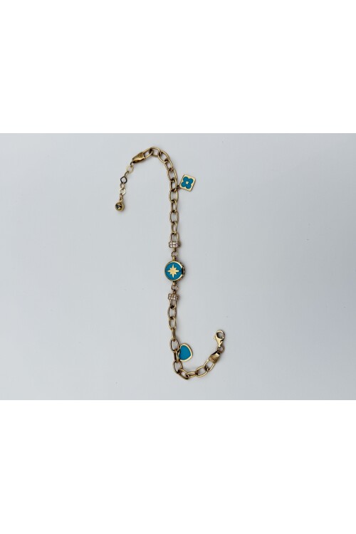 CHARM ZİNCİRLİ BİLEKLİK