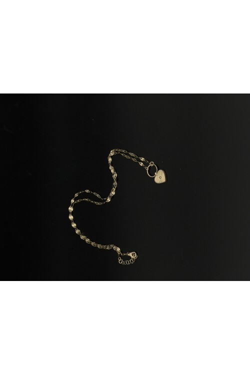 KALPLİ PULLU ZİNCİRLİ KOLYE