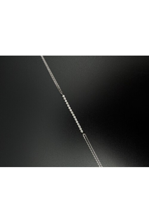 PIRLANTA YARIM SU YOLU ZİNCİRLİ BİLEKLİK