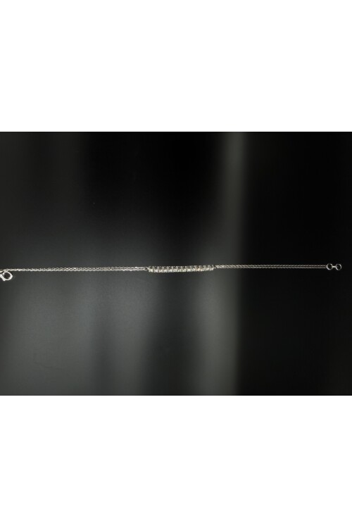 PIRLANTA YARIM SU YOLU ZİNCİRLİ BİLEKLİK