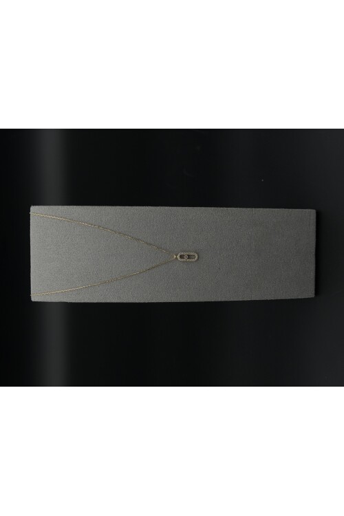 TAŞLI FORSE ZİNCİRLİ KOLYE