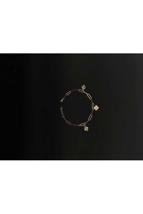 YONCA MODELİ ATAÇ ZİNCİRLİ BİLEKLİK