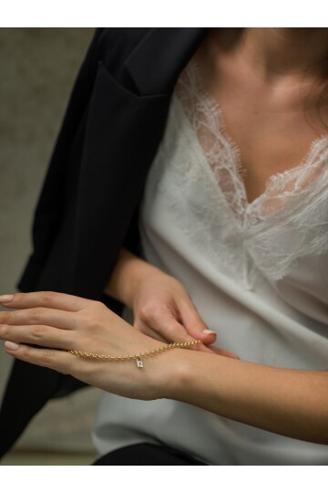 KİLİT FİGÜRLÜ İÇİ BOŞ DOÇ BİLEKLİK