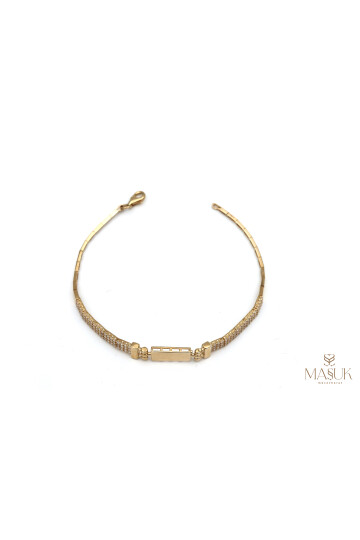 DİKDÖRTGEN TAŞLI BİLEKLİK