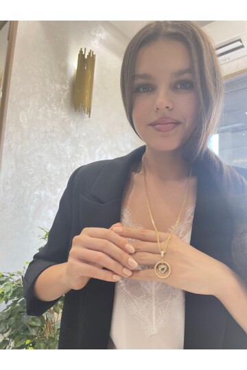 YUVARKLAK KALPLİ İTHAL ZİNCİR KOLYE