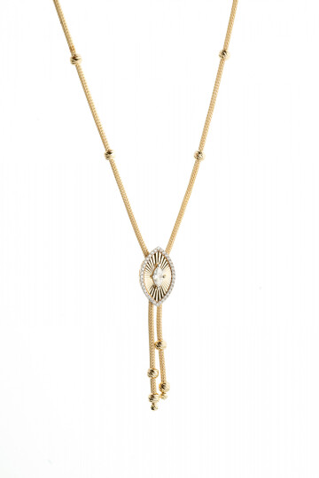 KALZE MARKİZ TAŞLI KOLYE