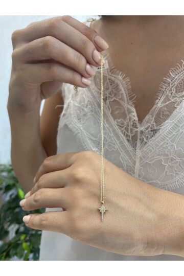 KUTUP YILDIZI TAŞLI KOLYE