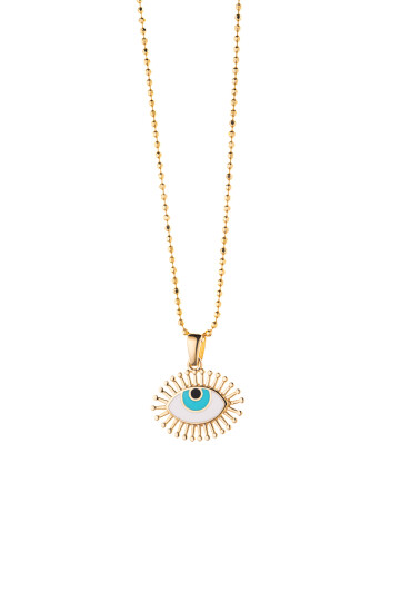 MİNELİ GÖZLÜ KOLYE