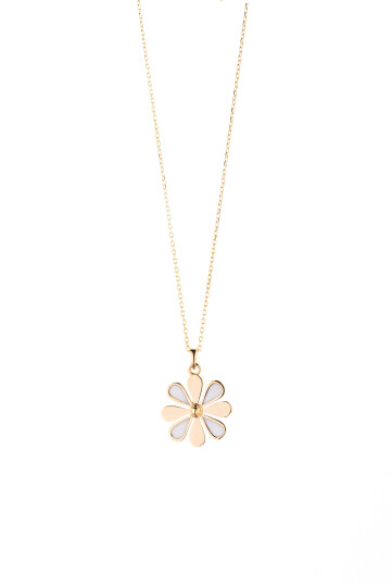 MİNELİ PAPATYA KOLYE