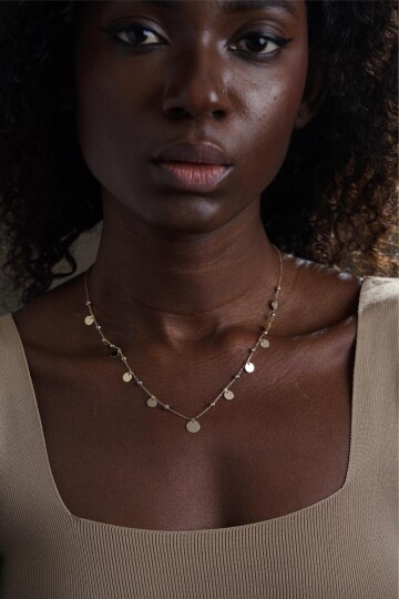 PUANTİYELİ DORİKALI KOLYE