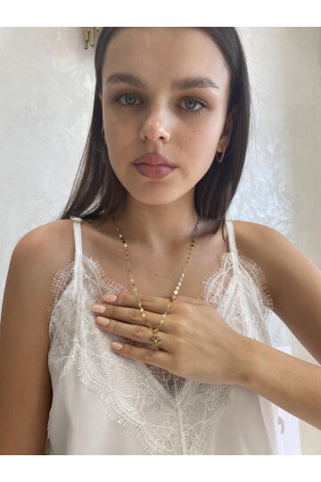 YONCALI PUL ZİNCİR KOLYE