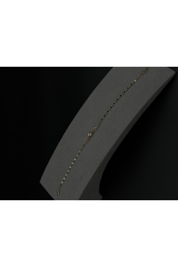 DORİKALI PULLU ZİNCİRLİ BİLEKLİK