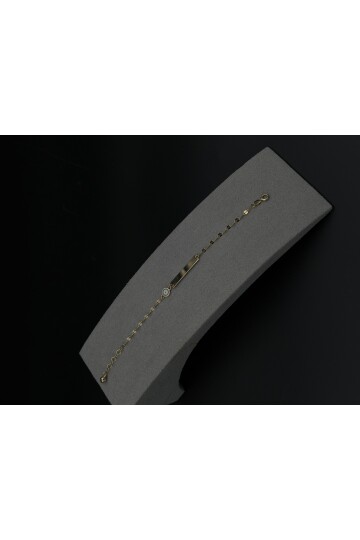 PLAKA NAZAR BONCUKLU PULLU ZİNCİRLİ BİLEKLİK